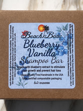 Beach Babe Shampoo bar - Blueberry Vanilla big bar