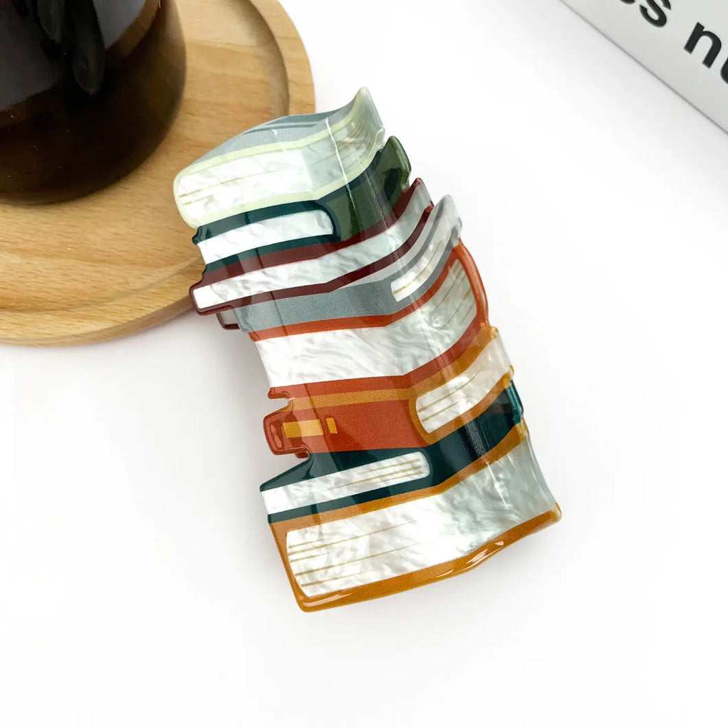 Hårklype bøker - tre farger