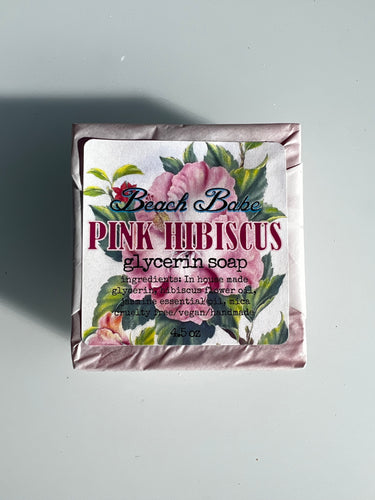 Pink Hibiscus glyserinsåpe