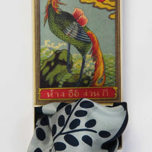 Silkeskjerf Peace navy