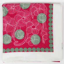 Burma Square Fuchsia scarf