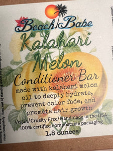 Beach Babe Conditioner bar - Kalahari Melon