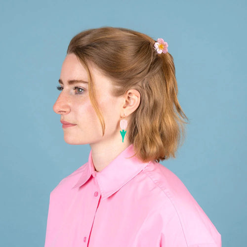Coucou Suzette mini Hårklype - Kirsebærblomst