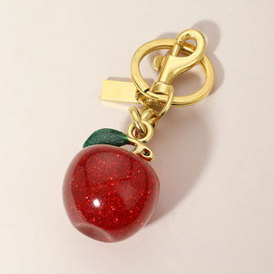 Bagcharm Glitter Apple
