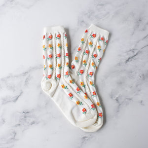 Kate floral casual strømper