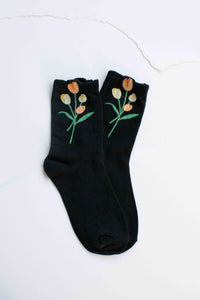 Tulipan strømper - fire farger