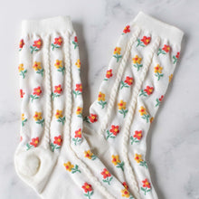 Kate floral casual strømper