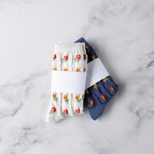 Kate floral casual strømper