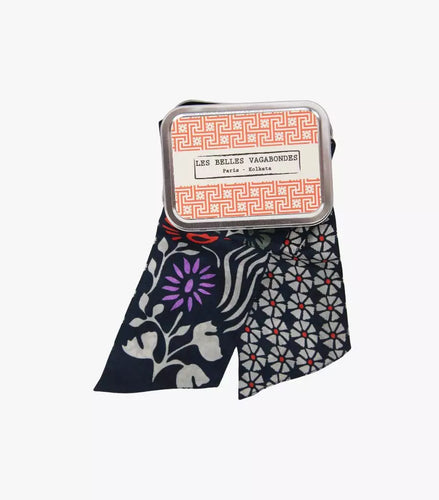 Bandeau silkeskjerf Clematis