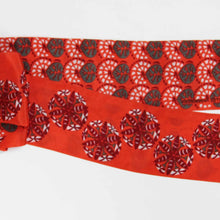 Bandeau silkeskjerf Orange Bindweed