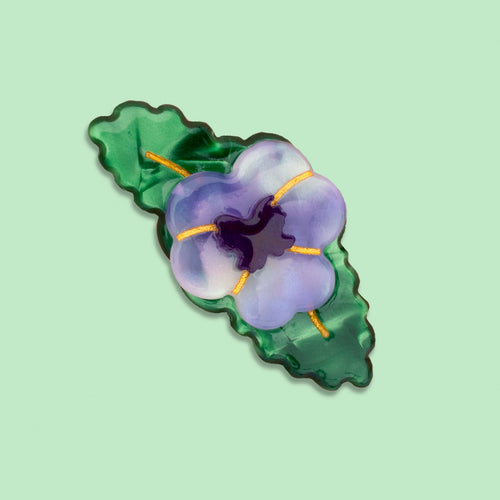 Coucou Suzette Hårklemme - Purple Pansy